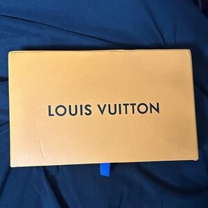Louis Vuitton Mustard Yellow Box with Blue Tab